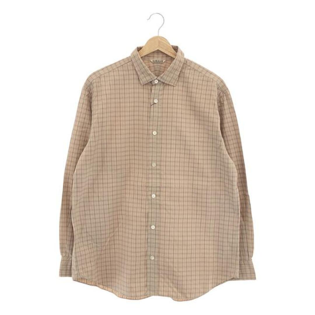 美品】 AURALEE / オーラリー | WASHED FINX TWILL SHIRTS ウォッシュ