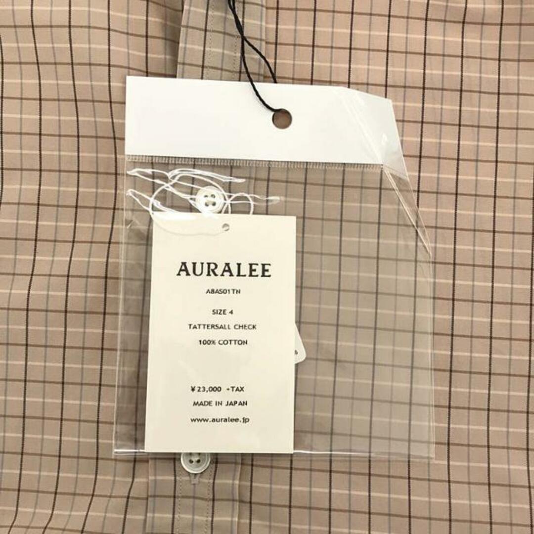 AURALEE - 【美品】 AURALEE / オーラリー | WASHED FINX TWILL SHIRTS