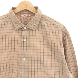 美品】 AURALEE / オーラリー | WASHED FINX TWILL SHIRTS ウォッシュ