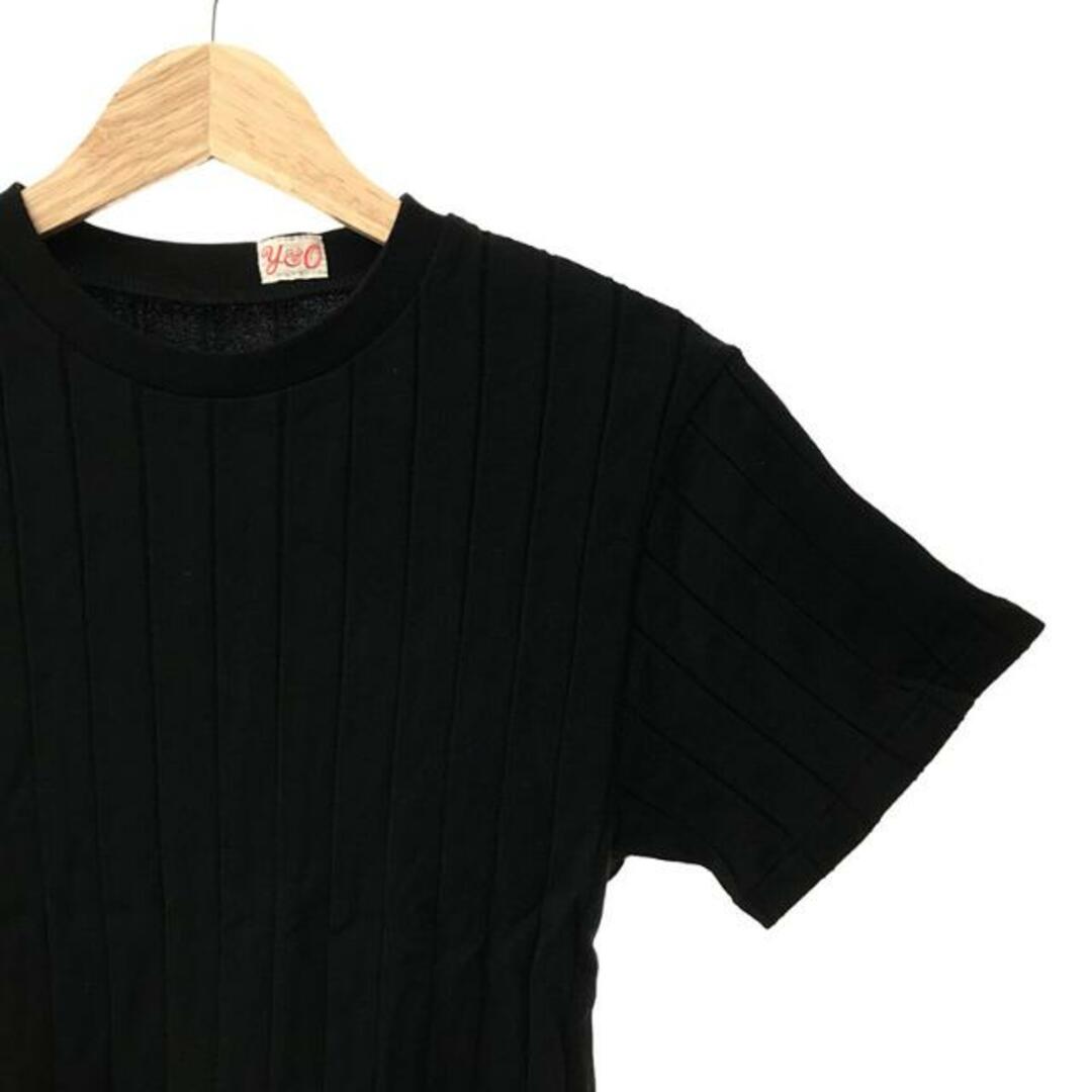 YOUNG&OLSEN / ヤングアンドオルセン | コットン リブ カットソー Tシャツ | 2 | ブラック | レディース | フリマアプリ ラクマ young&olsen リブトップス