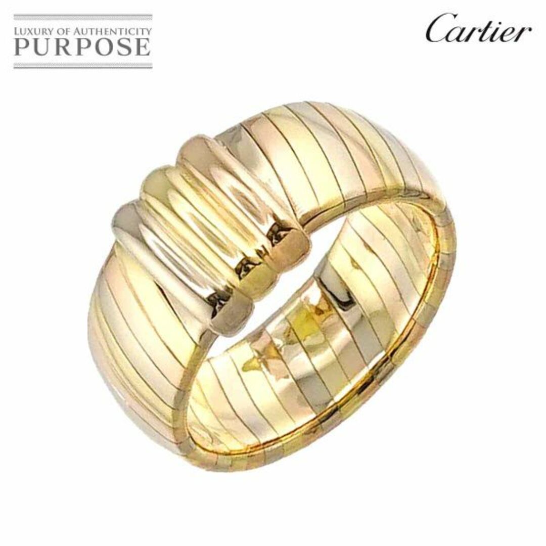 カルティエ Cartier #53 リング K18 YG WG PG スリーゴールド 3カラー 750 指輪 VLP 90206879