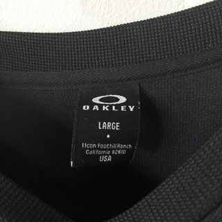 【Y2K】オークリー サイズL刺繍ロゴプルオーバー スウェット 黒 oakley