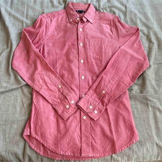 ギャップ(GAP)のGAP ギャップ メンズ シャツ 長袖シャツ レッド ピンク XS(シャツ)