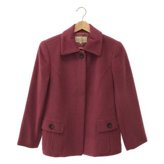 トラサルディ(Trussardi)のTRUSSARDI / トラサルディー | 比翼ボタン ウールブレンドジャケット | 40 | ピンク | レディース(その他)