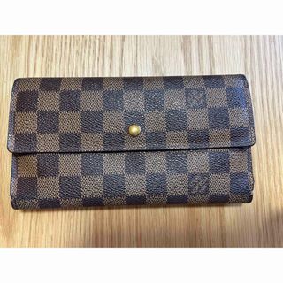 ルイヴィトン(LOUIS VUITTON)のLOUIS VUITON ダミエ　長財布(財布)