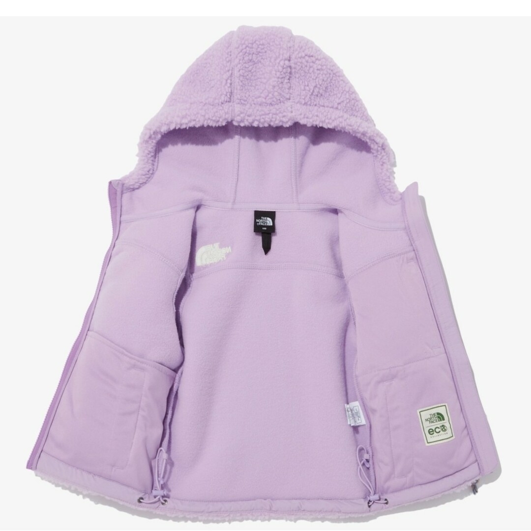 THE NORTH FACE(ザノースフェイス)のボア　NORTH FACE　ノースフェイス　新品　フリースジャケット　キッズ キッズ/ベビー/マタニティのキッズ服女の子用(90cm~)(ジャケット/上着)の商品写真