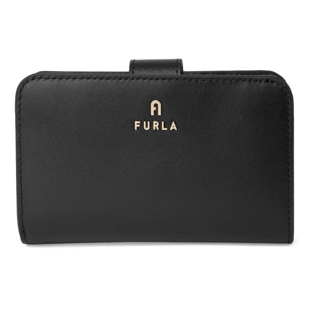 新品 フルラ FURLA 2つ折り財布 カメリア M COMPACT WALLET ネロ - www