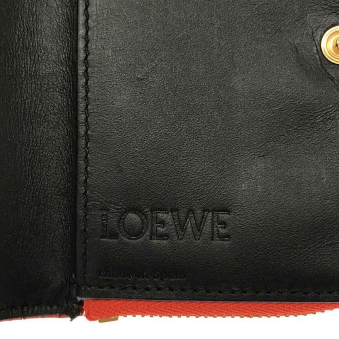 LOEWE(ロエベ)の【美品】  LOEWE / ロエベ | SMALL ZIP WALLET スモール ジップ ウォレット | オレンジ | レディース レディースのファッション小物(財布)の商品写真