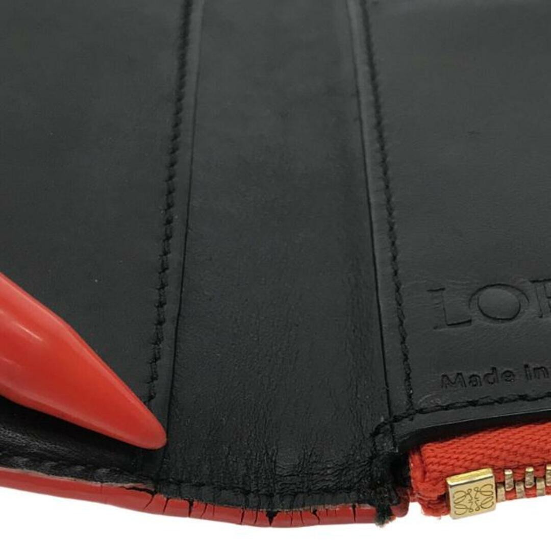 LOEWE(ロエベ)の【美品】  LOEWE / ロエベ | SMALL ZIP WALLET スモール ジップ ウォレット | オレンジ | レディース レディースのファッション小物(財布)の商品写真