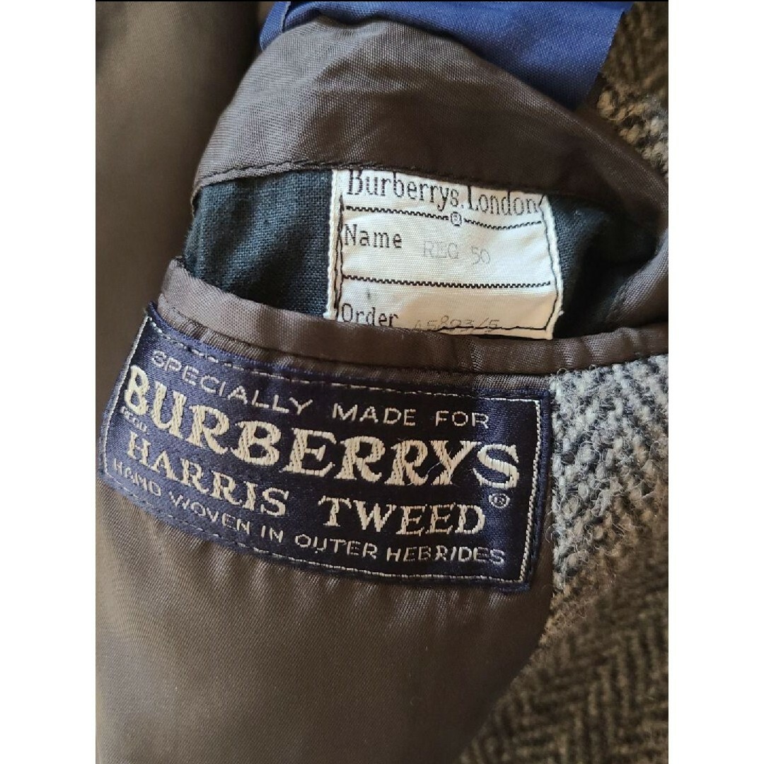 Burberry Harris Tweed バーバリー ステンカラーコート