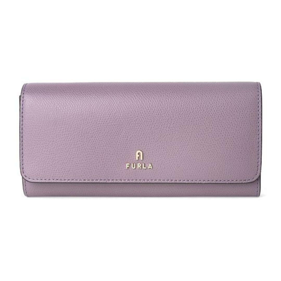 新品 フルラ FURLA 長財布 カメリア コンチネンタルウォレット スリム XL アウラ ペルラカーフスキンスナップ式開閉内側