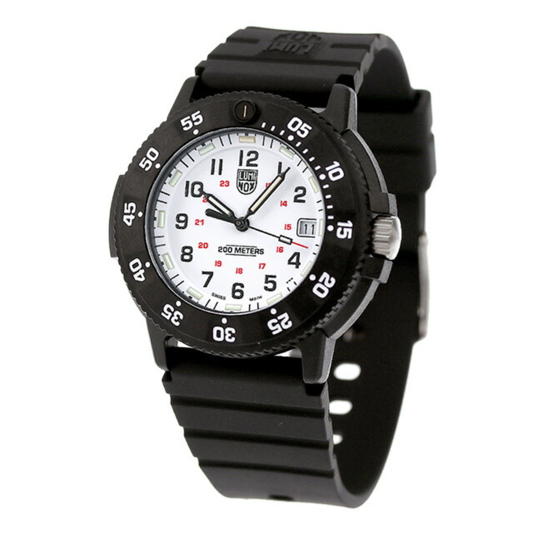 Luminox(ルミノックス)の【新品】ルミノックス LUMINOX 腕時計 メンズ 3007.EVO.S オリジナル ネイビー シールズ 3000 エボ シリーズ クオーツ ホワイトxブラック アナログ表示 メンズの時計(腕時計(アナログ))の商品写真