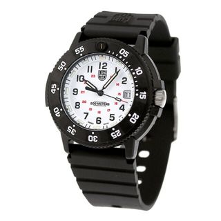 ルミノックス(Luminox)の【新品】ルミノックス LUMINOX 腕時計 メンズ 3007.EVO.S オリジナル ネイビー シールズ 3000 エボ シリーズ クオーツ ホワイトxブラック アナログ表示(腕時計(アナログ))