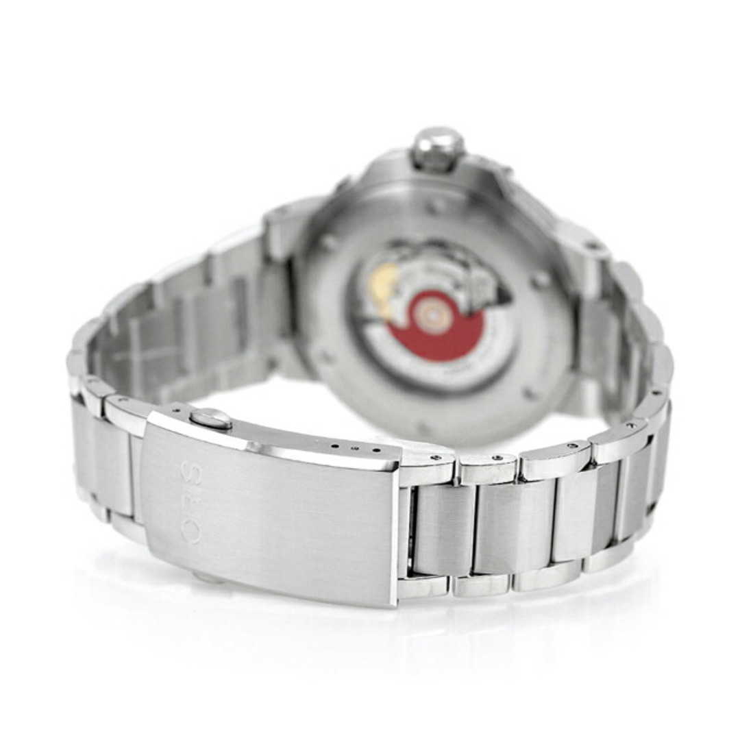 ORIS(オリス)の【新品】オリス ORIS 腕時計 メンズ 01 733 7730 4137-07 8 24 05PEB アクイス 自動巻き グリーンxシルバー アナログ表示 メンズの時計(腕時計(アナログ))の商品写真