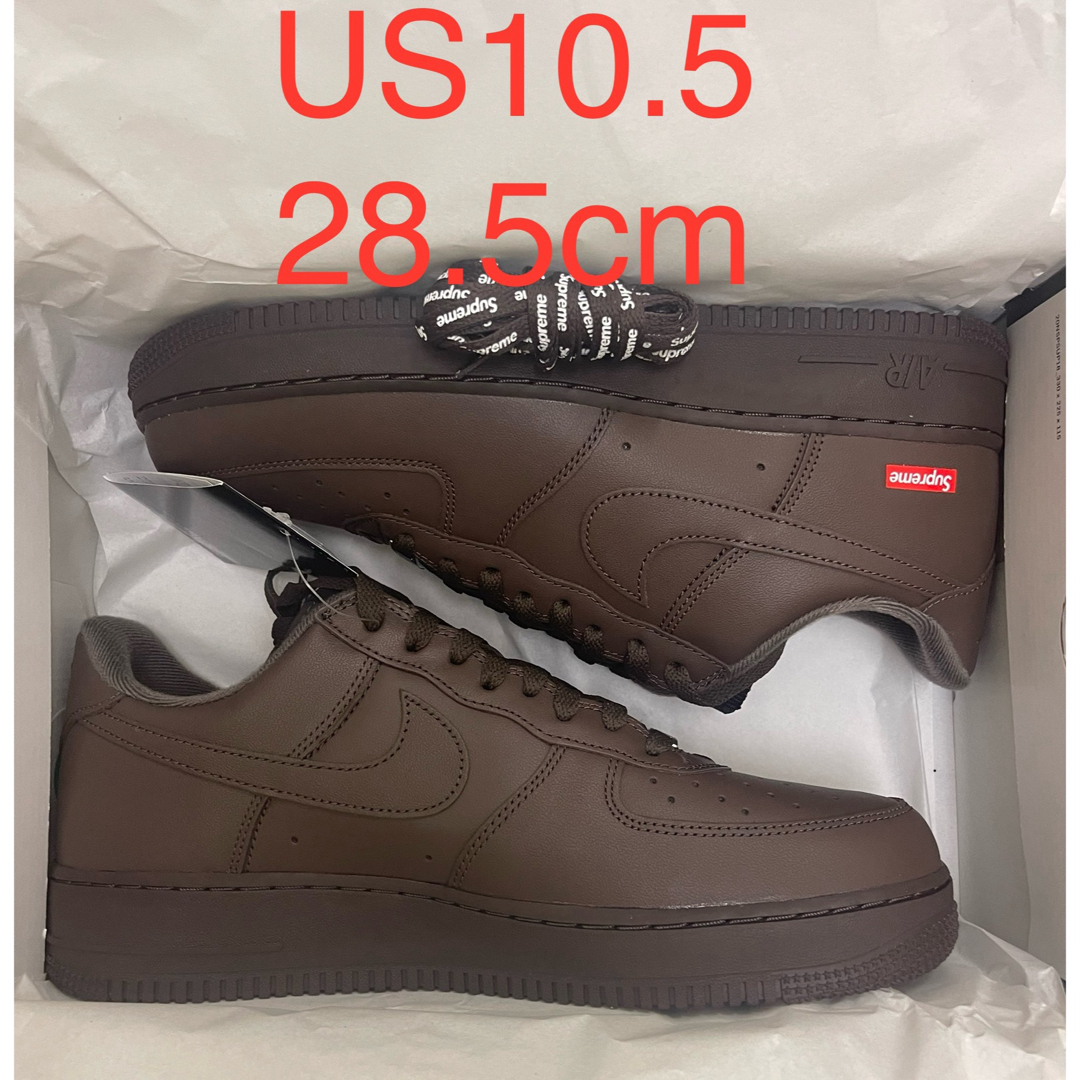 靴/シューズSupreme × Nike Air Force 1 Low "Brown"