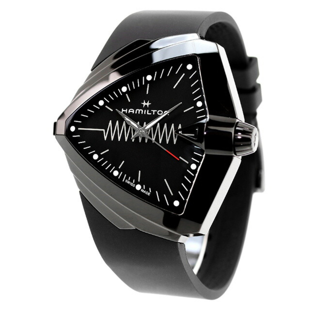 ハミルトン HAMILTON 腕時計 メンズ H24604330 ベンチュラ XXL ブライト クオーツ ブラックxブラック アナログ表示 |  フリマアプリ ラクマ