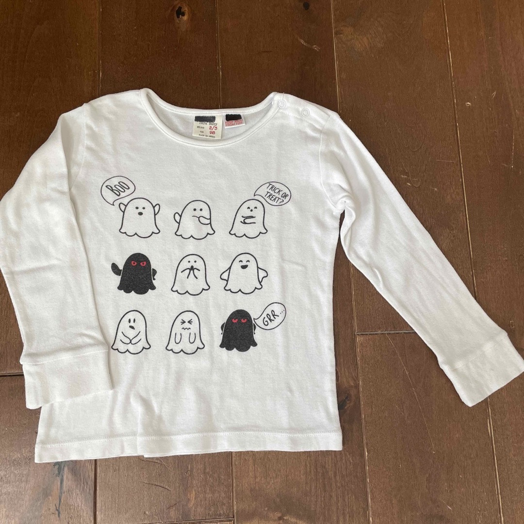 ZARA KIDS(ザラキッズ)のZara baby おばけ👻パジャマ　Zaraサイズ98 キッズ/ベビー/マタニティのキッズ服男の子用(90cm~)(パジャマ)の商品写真