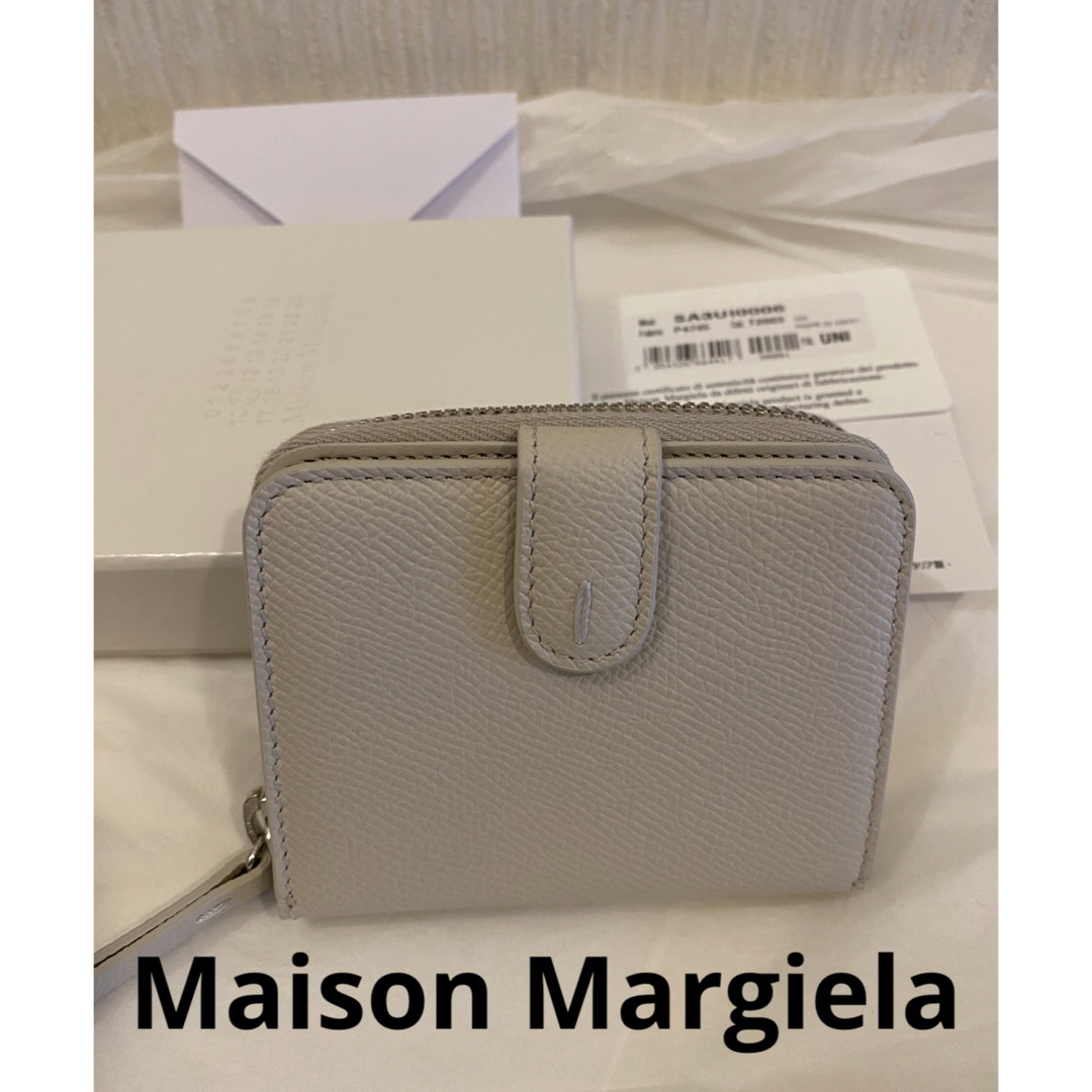 メゾンマルジェラ Maison Margiela ミニ財布　コインケース　グレーマルジェラミニウォレット