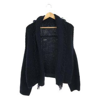 【美品】45R〈現行品〉 日本製　ギマKNIT BOLERO カーディガン白2