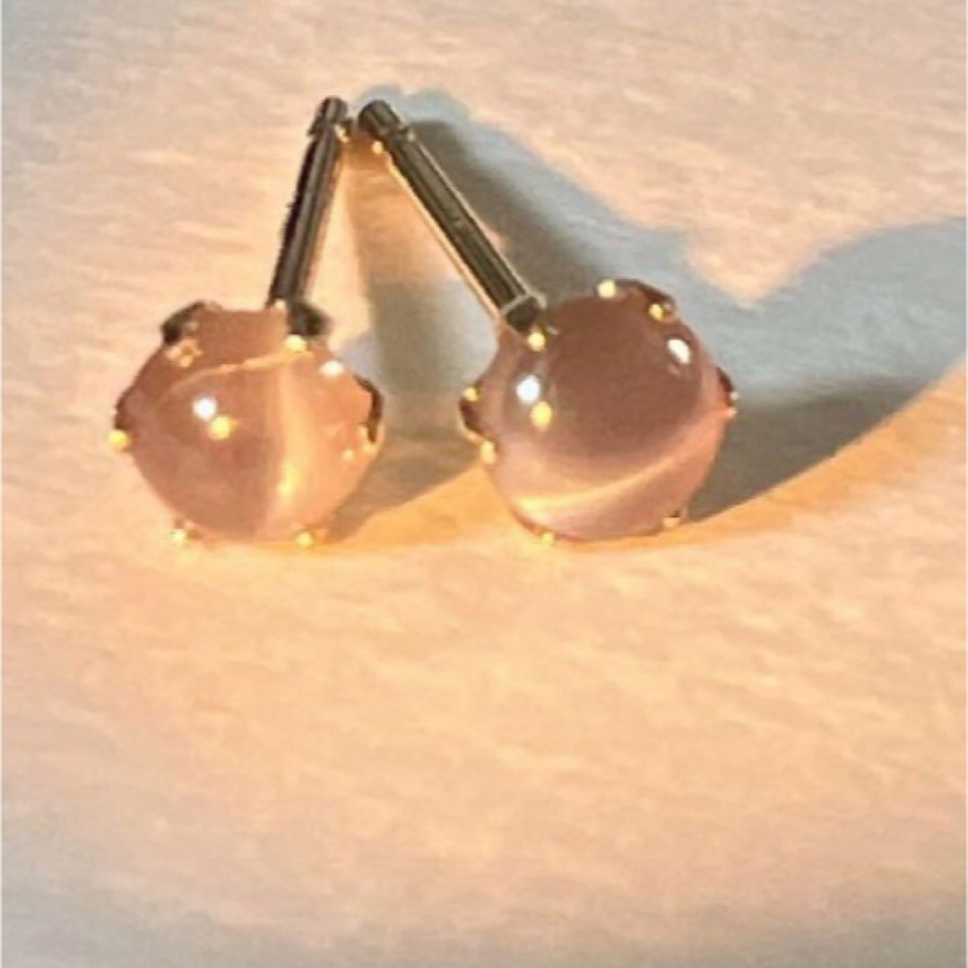 アレキサンドライトキャッツアイ ピアス k18ygの通販 by よっこ
