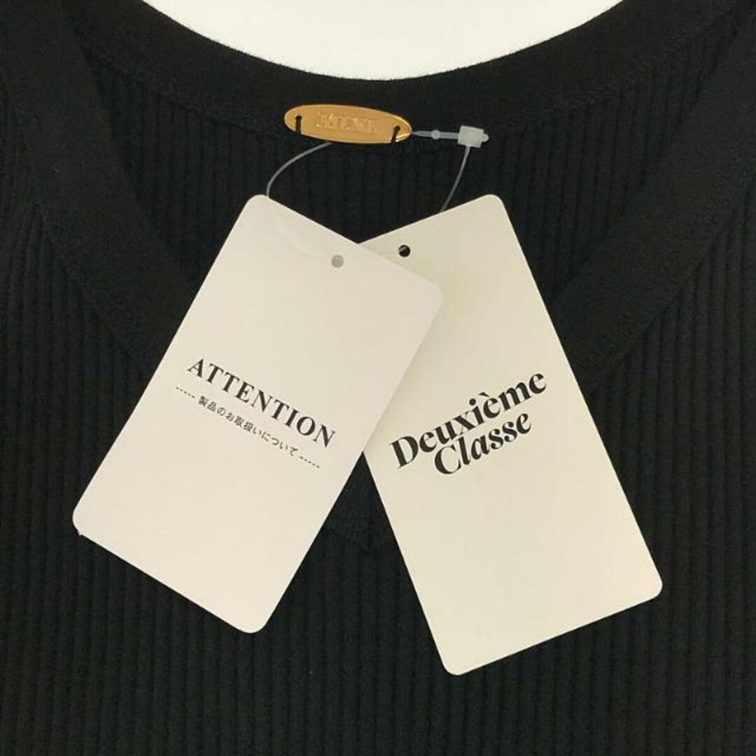 DEUXIEME CLASSE(ドゥーズィエムクラス)の【新品】  Deuxieme Classe / ドゥーズィエムクラス | 2020SS | COTTON RIB Vネック タンクトップ | F | ブラック | レディース レディースのトップス(タンクトップ)の商品写真