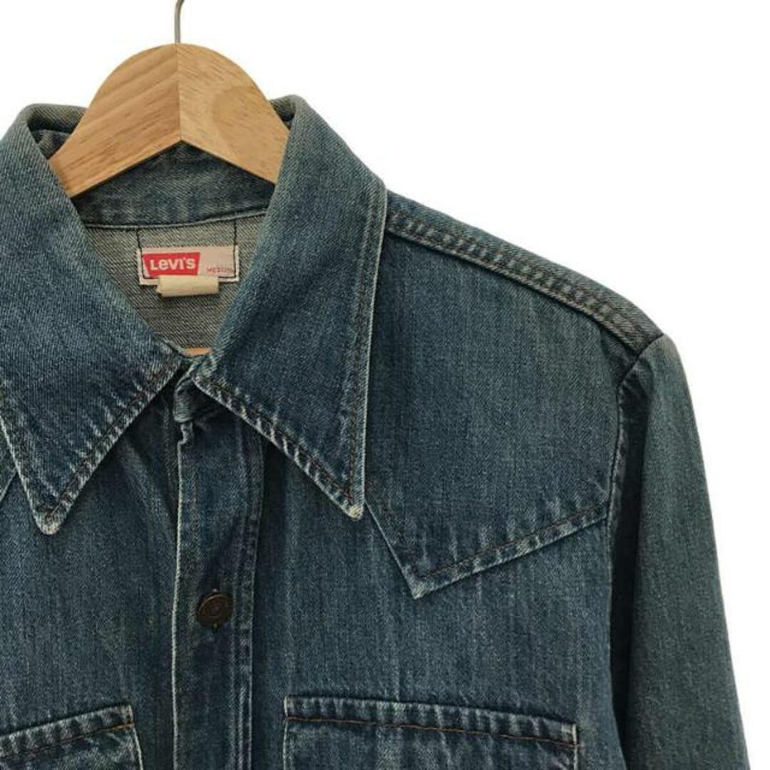 Levi's(リーバイス)のLevi's / リーバイス | 70s VINTAGE ウエスタン デニムシャツジャケット | M | インディゴ | メンズ メンズのトップス(Tシャツ/カットソー(七分/長袖))の商品写真