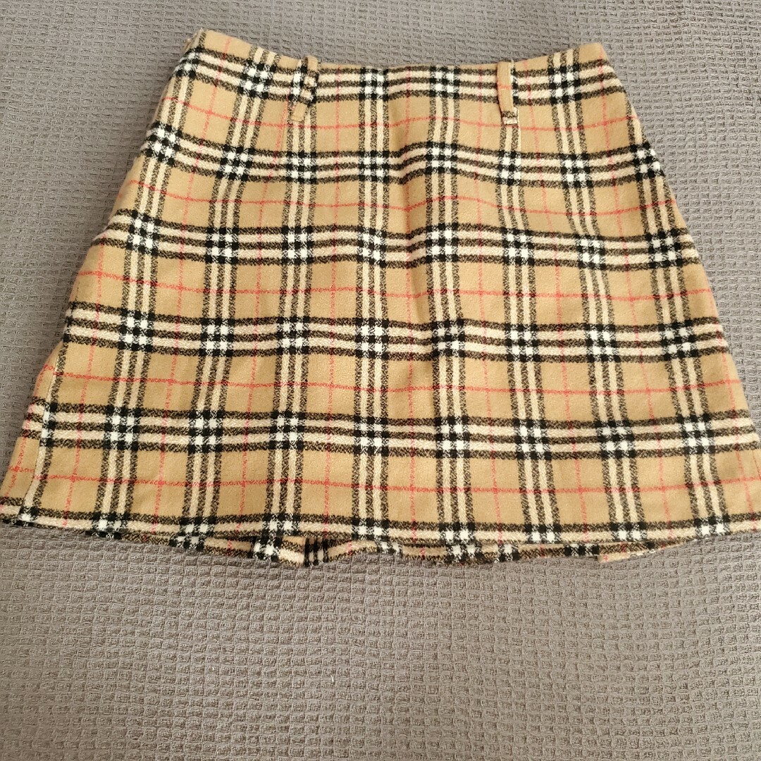 チェック柄 ミニスカート 秋冬 レディースのスカート(ミニスカート)の商品写真