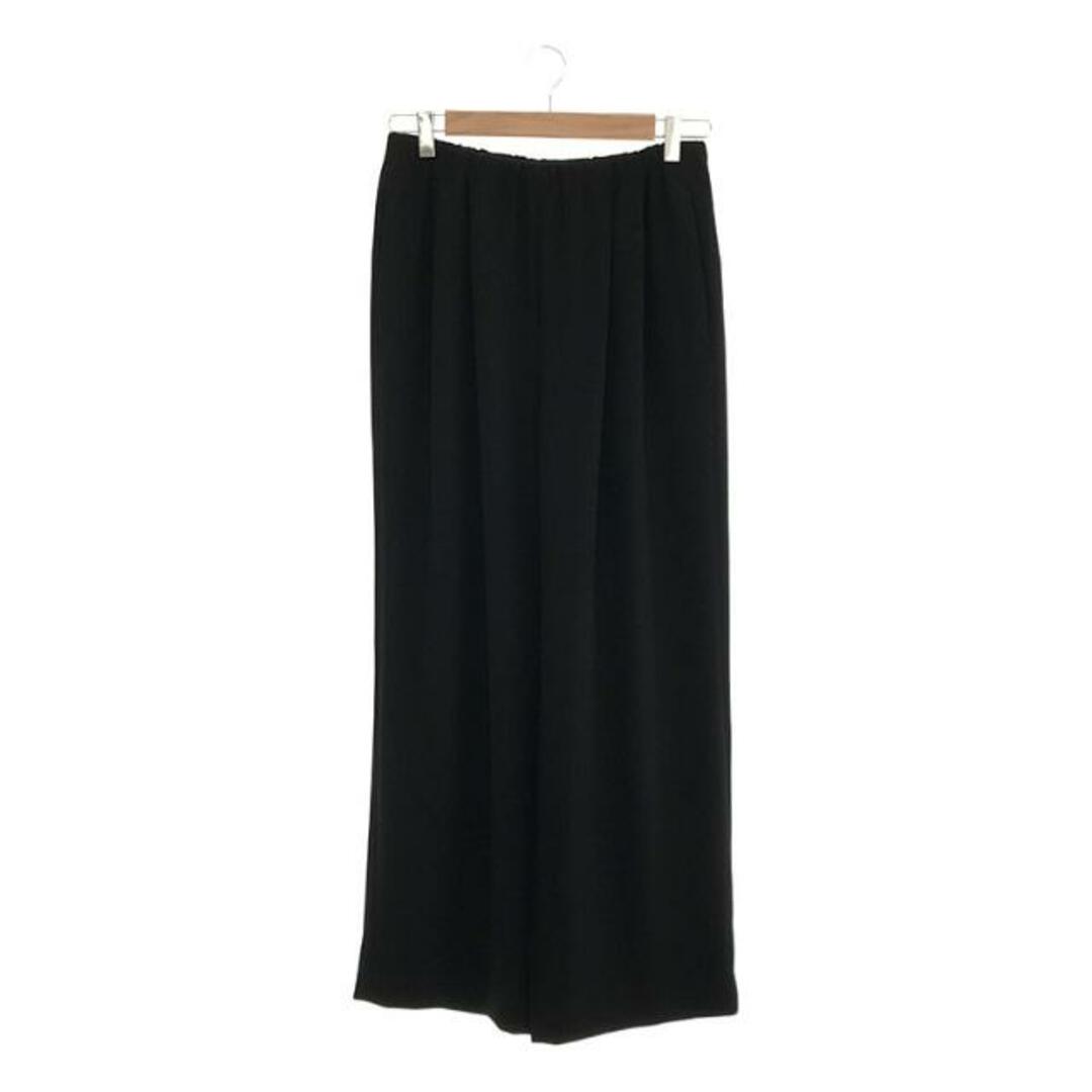 【美品】 ENFOLD / エンフォルド | 2023AW | STRAIGHT-WIDE PANTS | 38 | ブラック | レディース |  フリマアプリ ラクマ