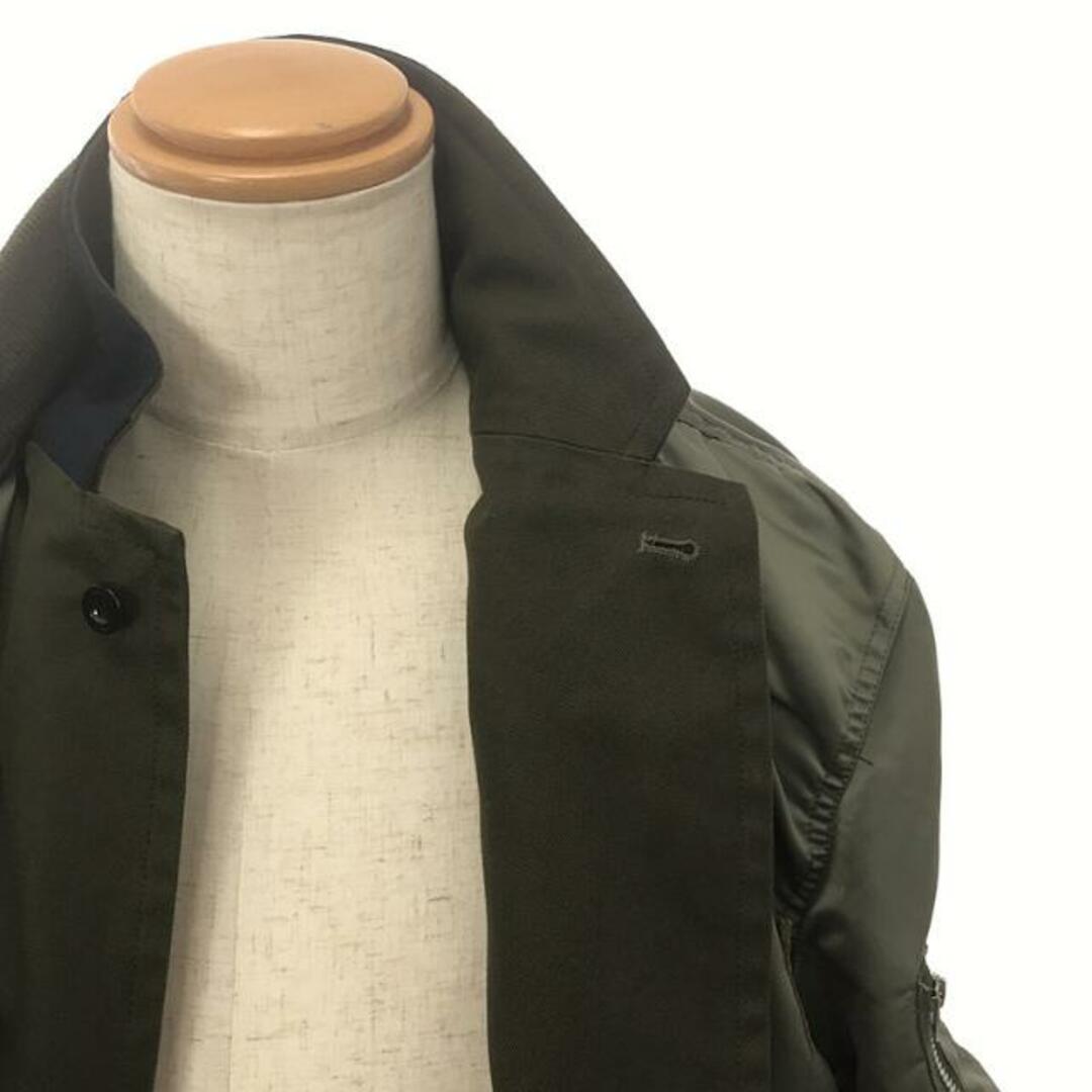 sacai(サカイ)の【新品】  sacai / サカイ | Pre Ma-1 Blouson / テーラード ドッキング ミリタリー ボンバージャケット ブルゾン | 2 | khaki | メンズ メンズのジャケット/アウター(その他)の商品写真