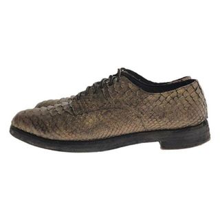 クリスチャンポー(CHRISTIAN PEAU)の【美品】  christian peau / クリスチャンポー | Python Leather / パイソンレザー ドレスシューズ 革靴 | 42 | gold | メンズ(ドレス/ビジネス)