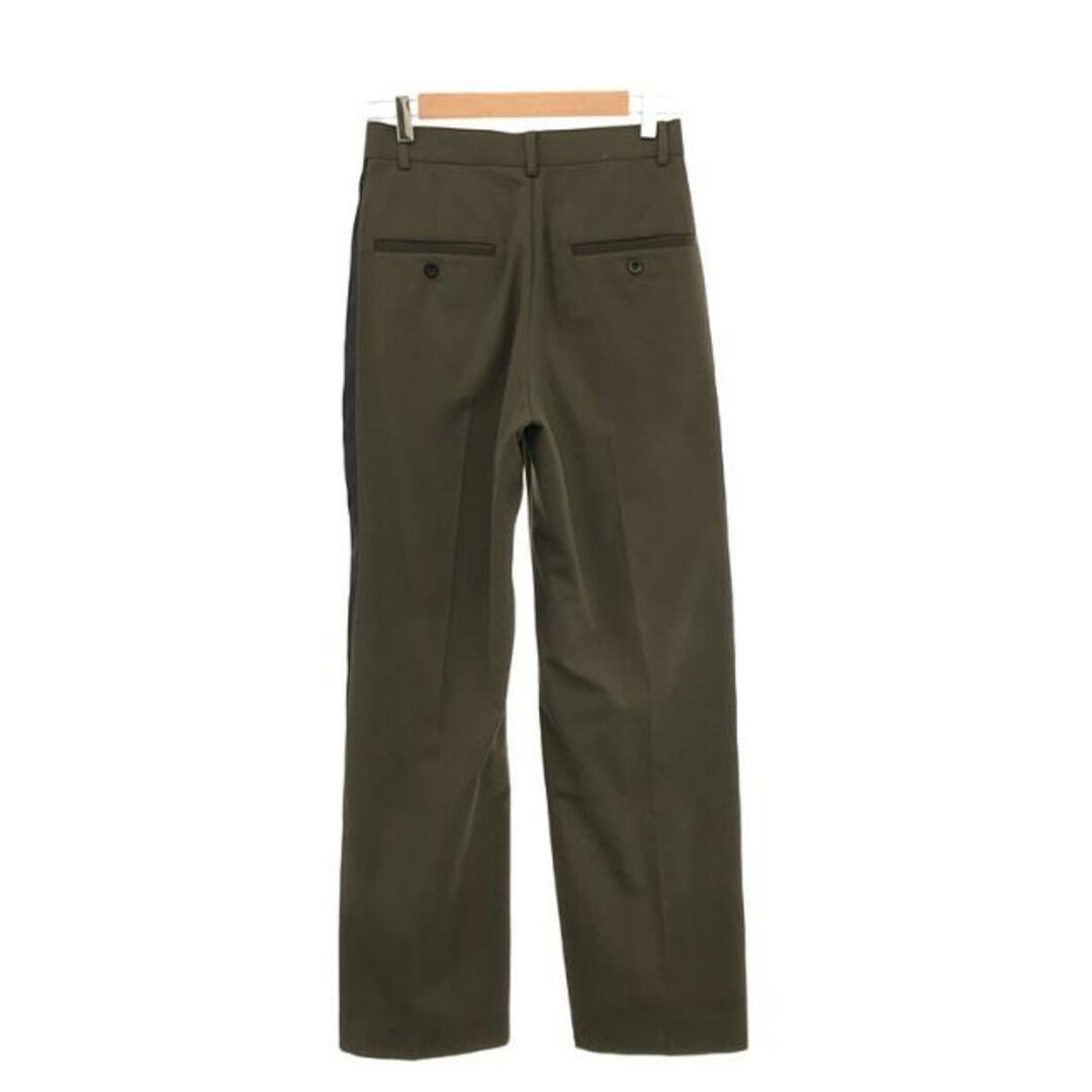 sacai(サカイ)の【美品】  sacai / サカイ | Suiting Pant / 裏地付き サイドライン スーチング スラックス パンツ | 0 | khaki | レディース レディースのパンツ(その他)の商品写真