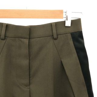 サカイ(sacai)の【美品】  sacai / サカイ | Suiting Pant / 裏地付き サイドライン スーチング スラックス パンツ | 0 | khaki | レディース(その他)