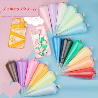 デコホイップクリーム　ハンドメイド　素材(その他)