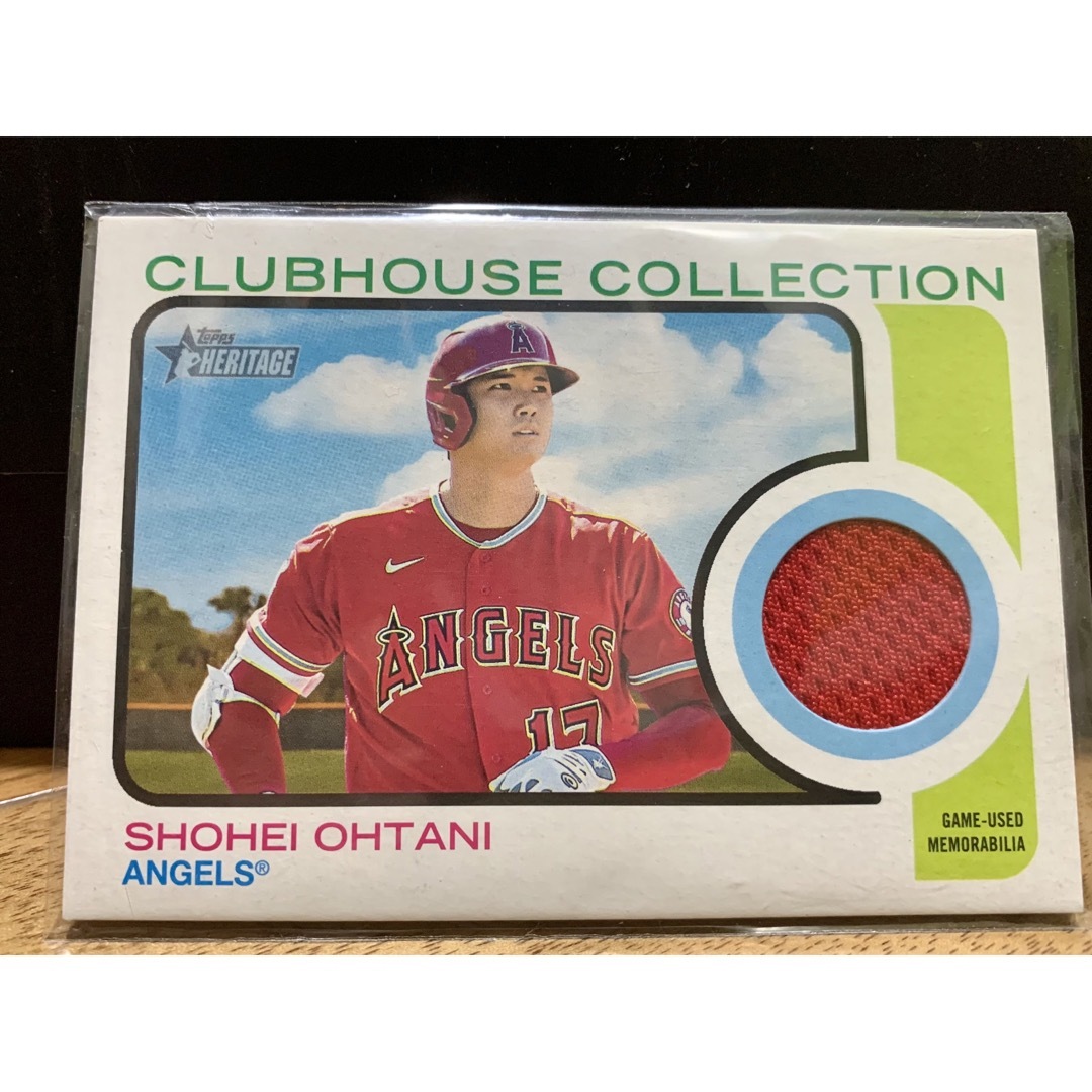 大谷翔平 topps2022パッチカード ヘリテージ クラブハウスコレクション