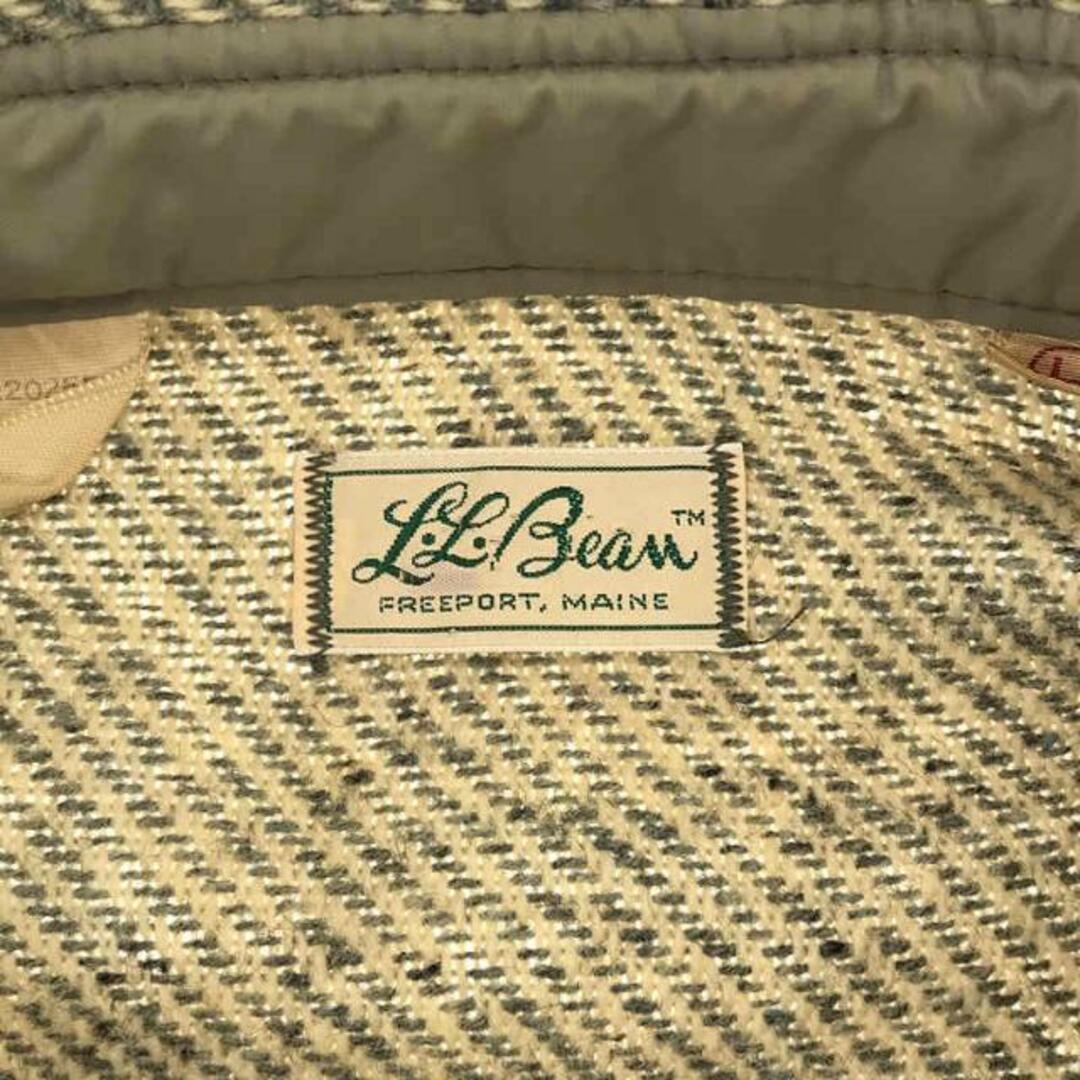 L.L.Bean(エルエルビーン)のL.L.BEAN / エルエルビーン | 60s～ ヴィンテージ 筆記体タグ ウール ツイード シャツ ジャケット | L | グレー | メンズ メンズのジャケット/アウター(その他)の商品写真