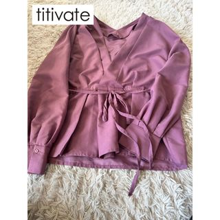 ティティベイト(titivate)の【titivate】チュニック ティティベイト シャツ(シャツ/ブラウス(長袖/七分))