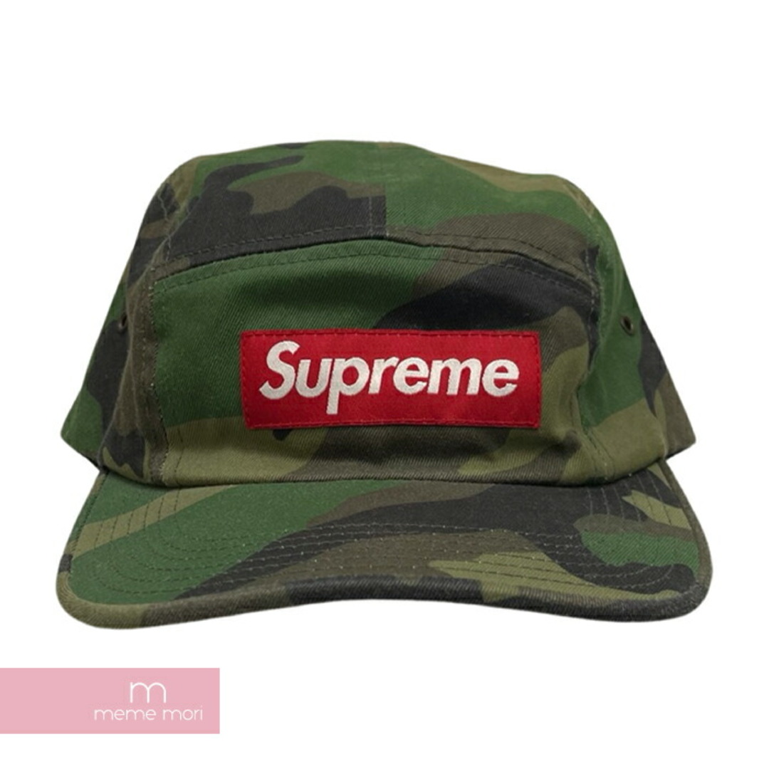 supreme キャップ　ベージュ　ウォッシュドツイル