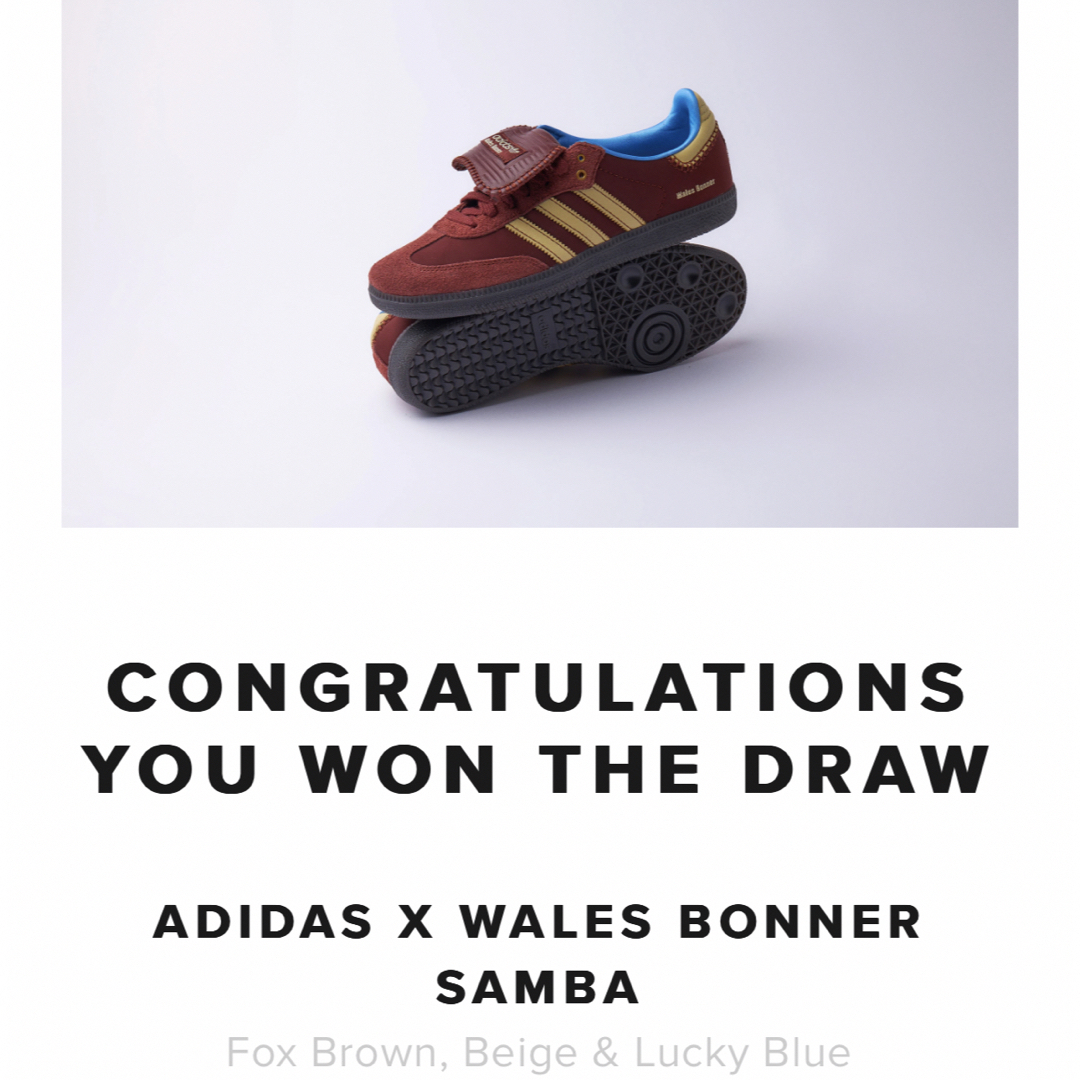 adidas wales bonner samba サンバ 26.5cm | フリマアプリ ラクマ