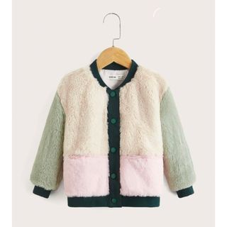 シーイン(SHEIN)のエコファーのジャンパー　90サイズ(ジャケット/上着)