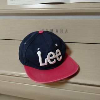 リー(Lee)のLEE バイカラー　キャップ　キッズ　ネイビー　レッド　マリンカラー(帽子)