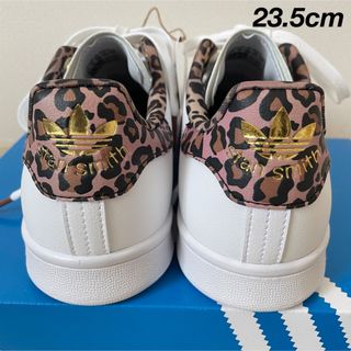 【定価14300円】adidas スタンスミス ヒョウ柄 金ロゴ 23.5cm