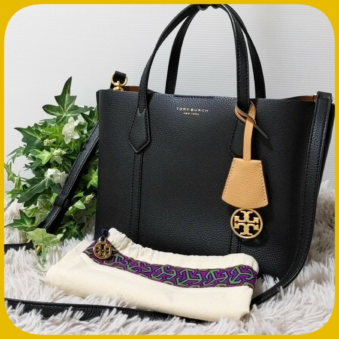 【未使用級】Tory Burch ペリー 2way ハンドバッグ ショルダー紐