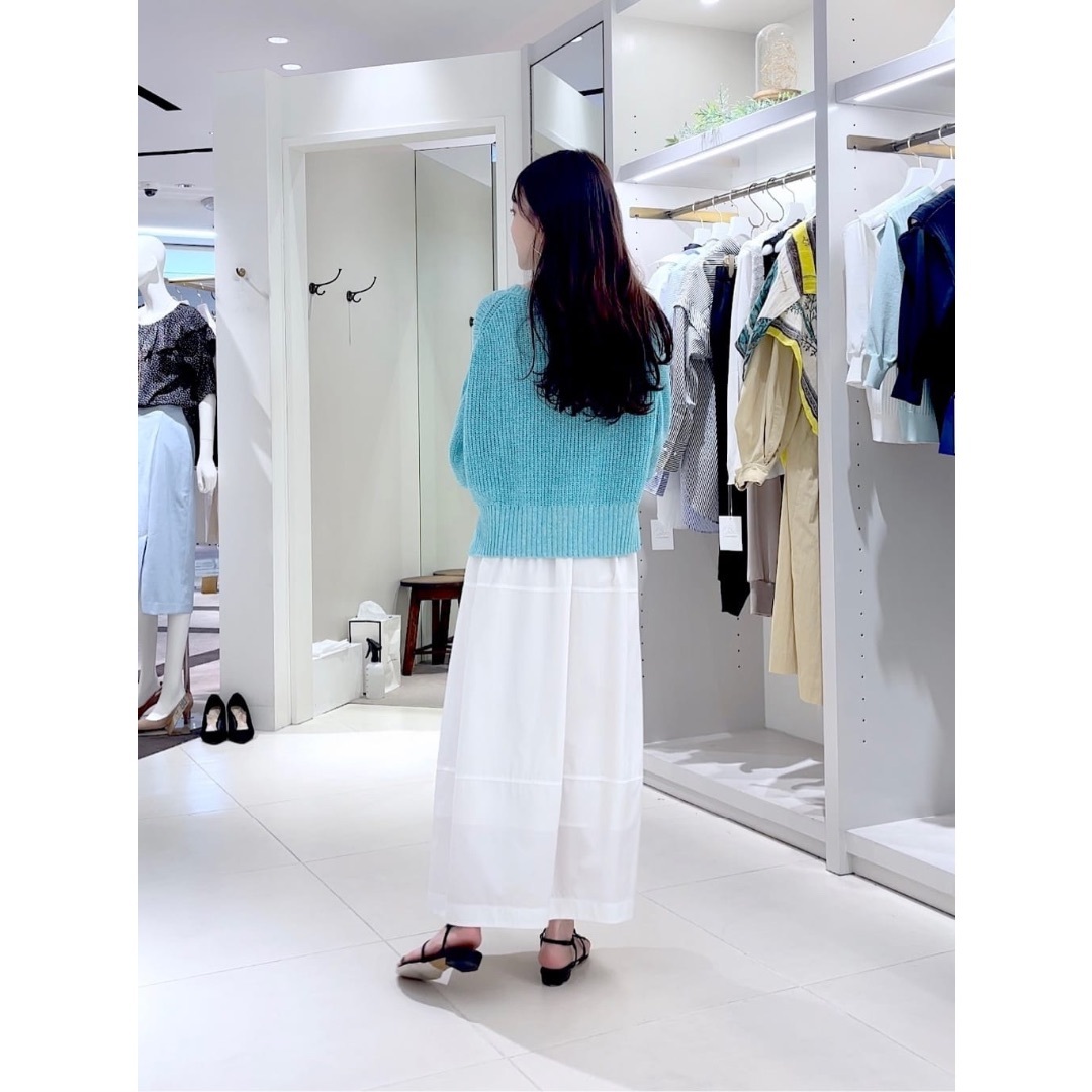 La boutique BonBon(ラブティックボンボン)のLa boutique BonBon ギマブークレクロップドニット レディースのトップス(ニット/セーター)の商品写真