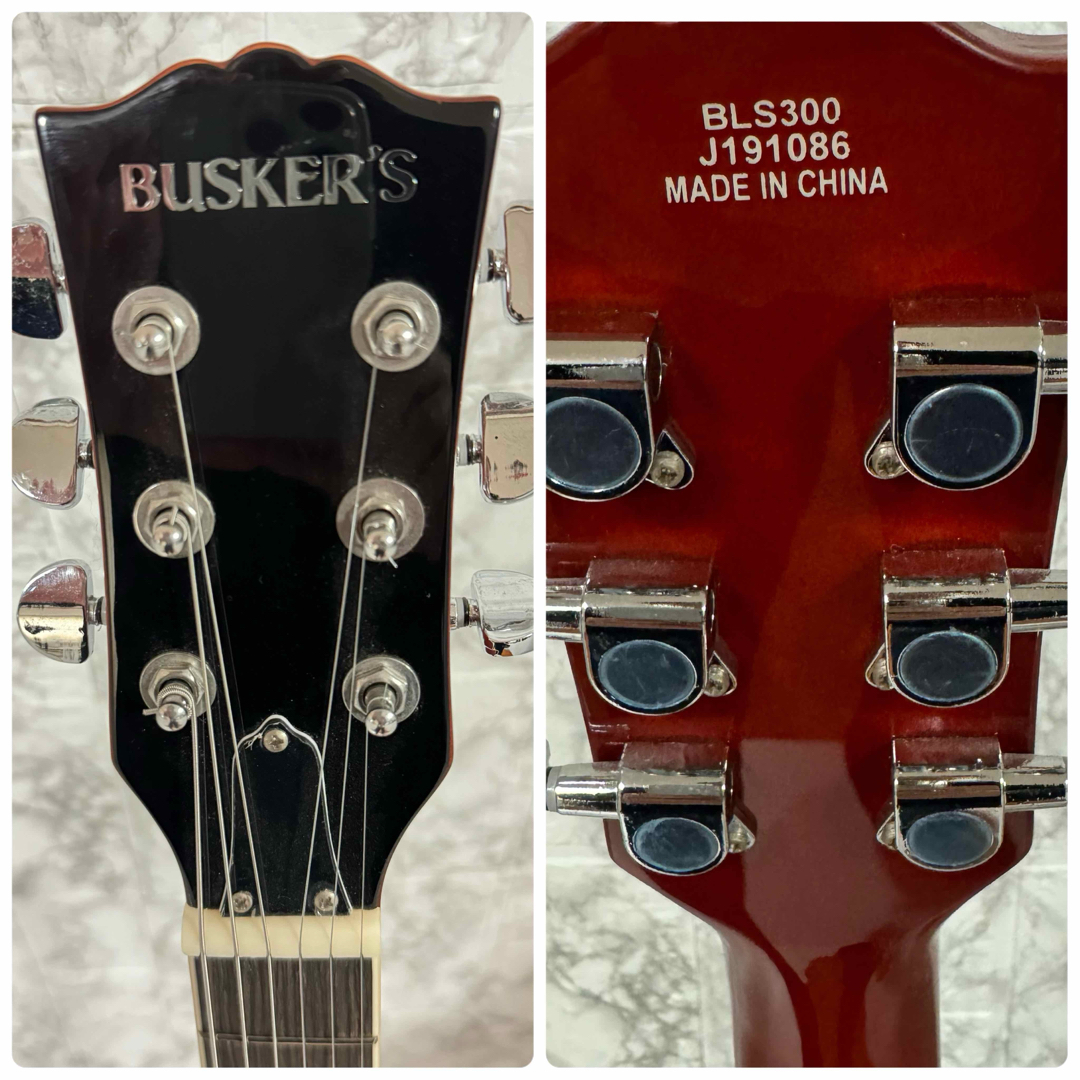 美品　BUSKER'S BLS300CS レスポールスタンダード軽量エレキギター