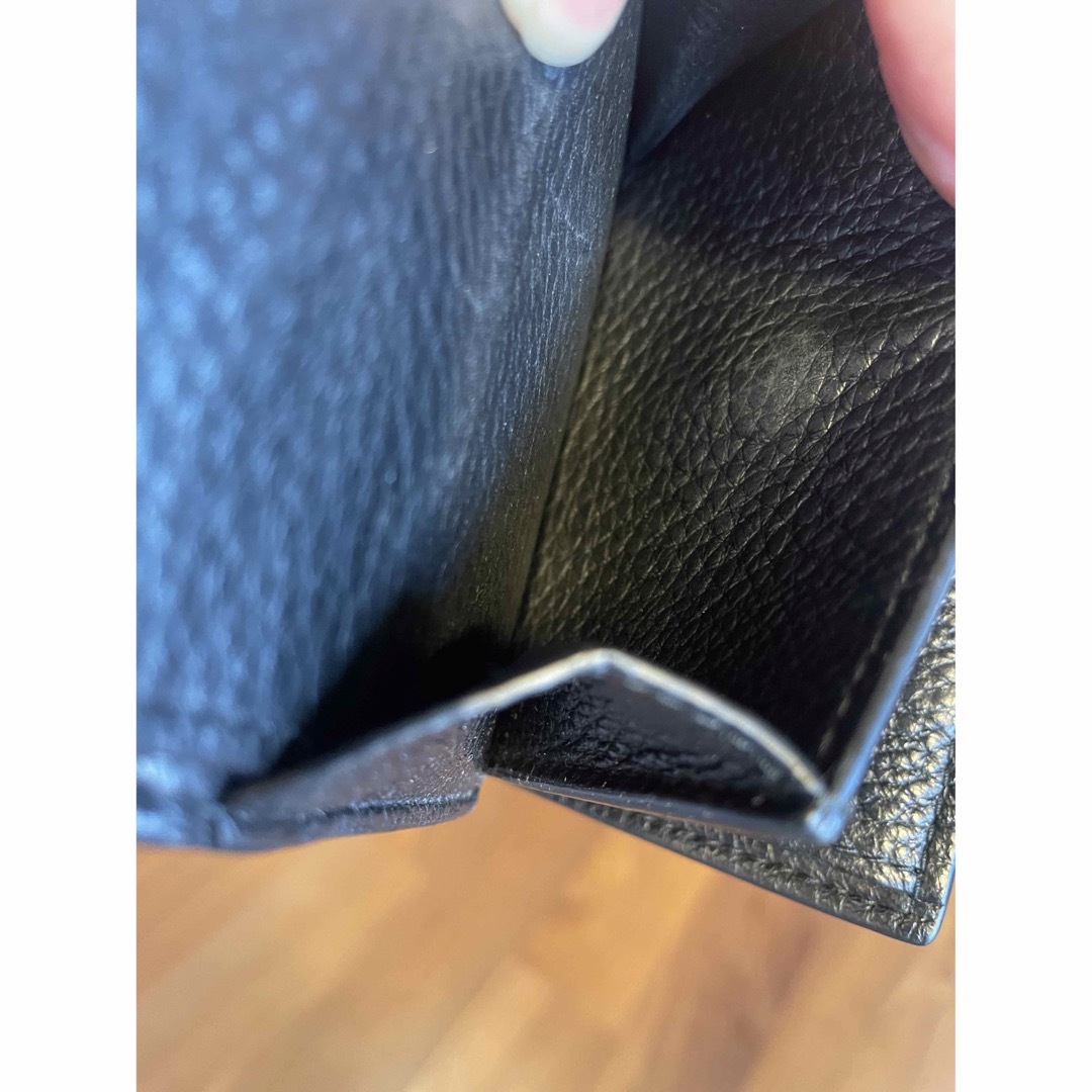 PRADA(プラダ)のPRADA プラダ　三つ折り　黒　ヴィッテロダイノ レディースのファッション小物(財布)の商品写真