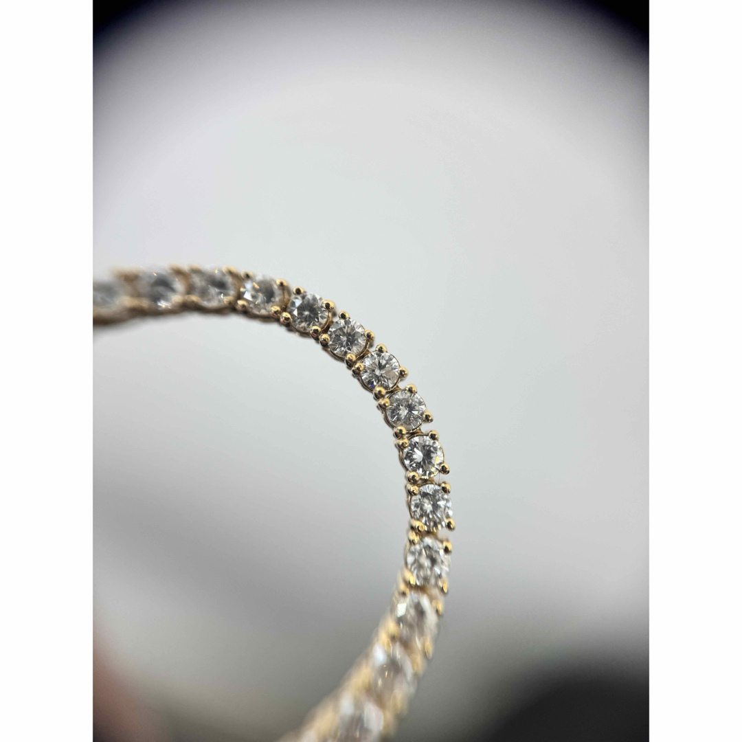 18g★10ctUP★✨2.5mmダイヤモンドK18テニスネックレス50cm レディースのアクセサリー(ネックレス)の商品写真