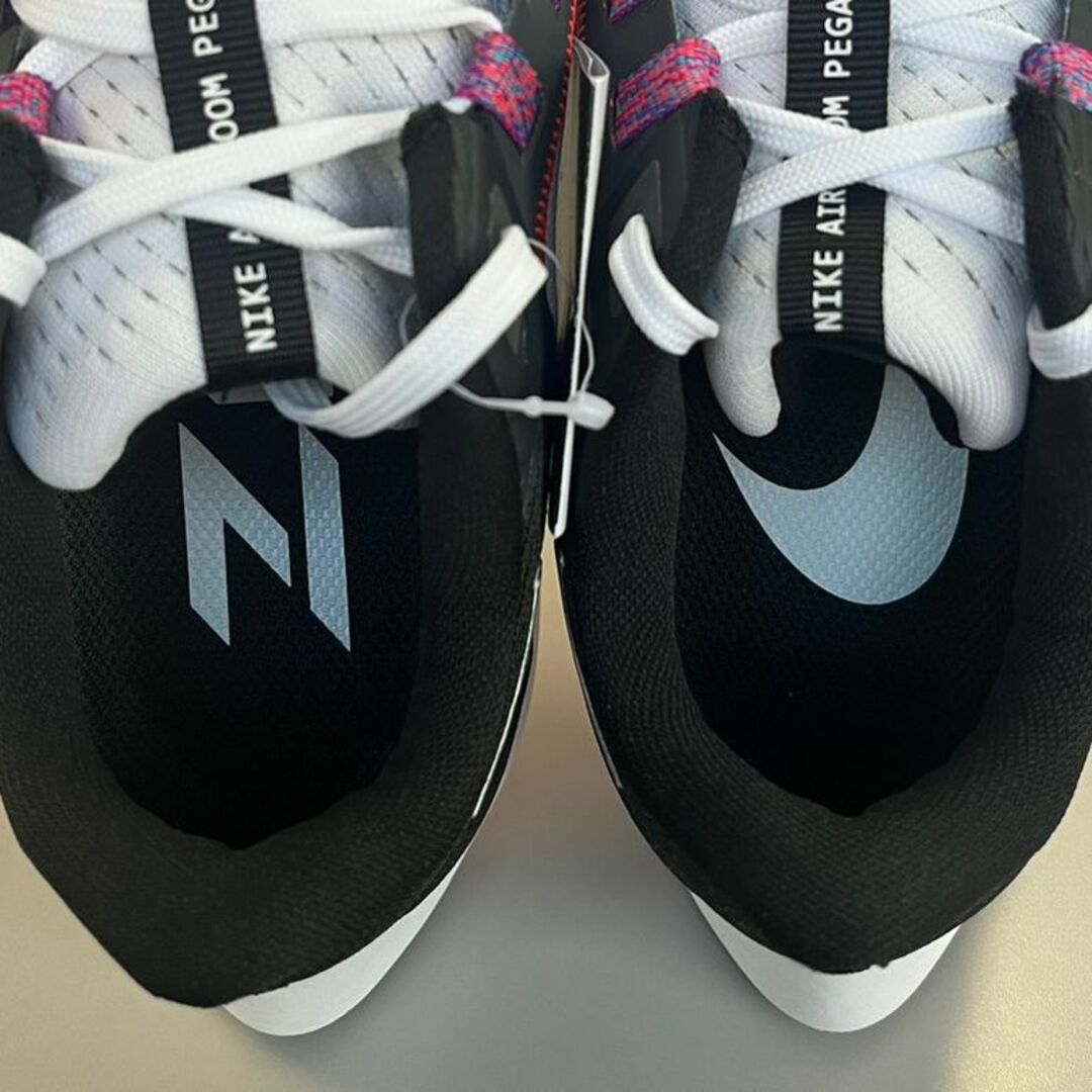 NIKE - 新品 ナイキ レディース ズームペガサス38 白 黒 23.5cmの通販