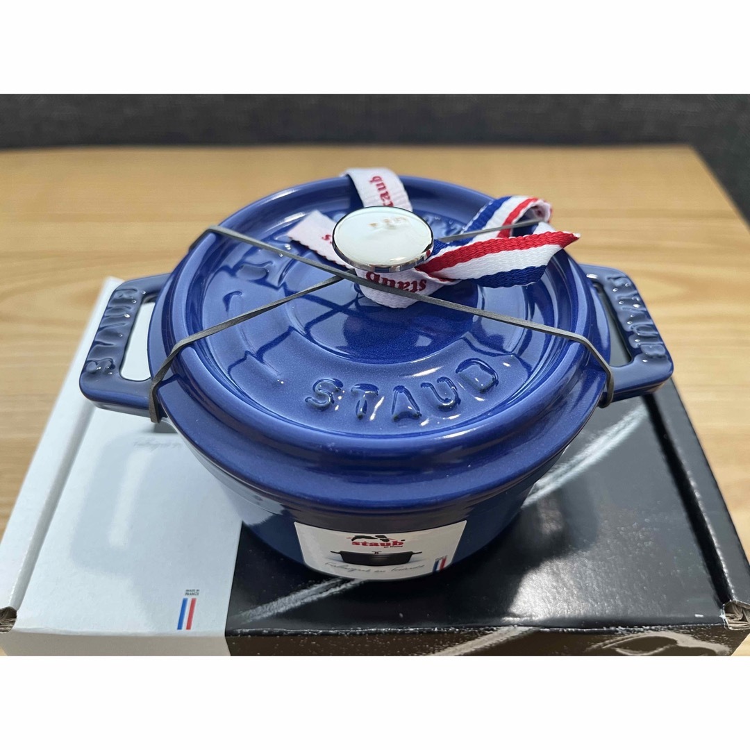 ストウブ staub 10cm ロイヤルブルー ピコ・ココット ラウンド