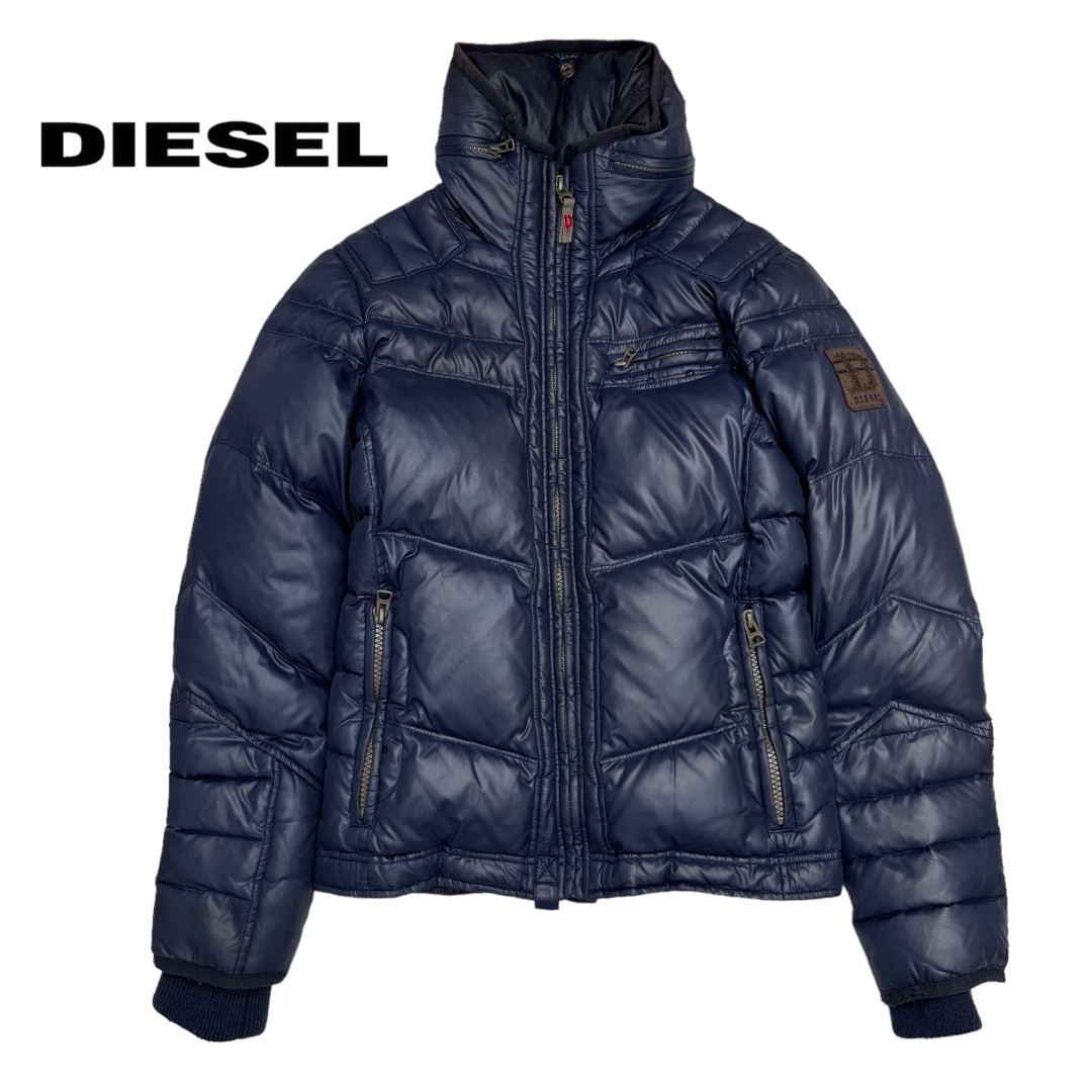 【DIESEL】バイカーキルティング ダウンジャケットメンズ