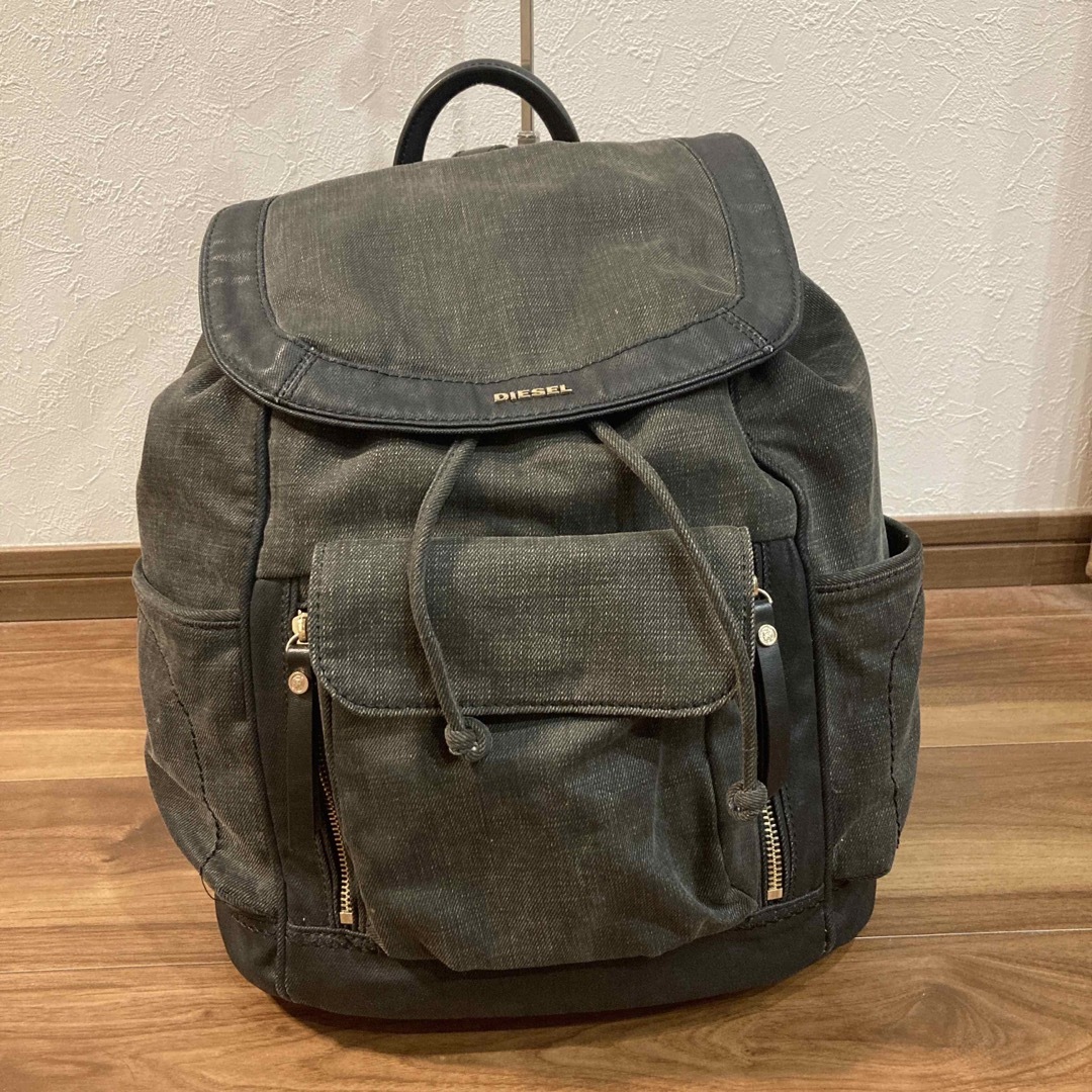 DIESEL - 【美品】DIESEL ディーゼル デニム キャンパス×レザー